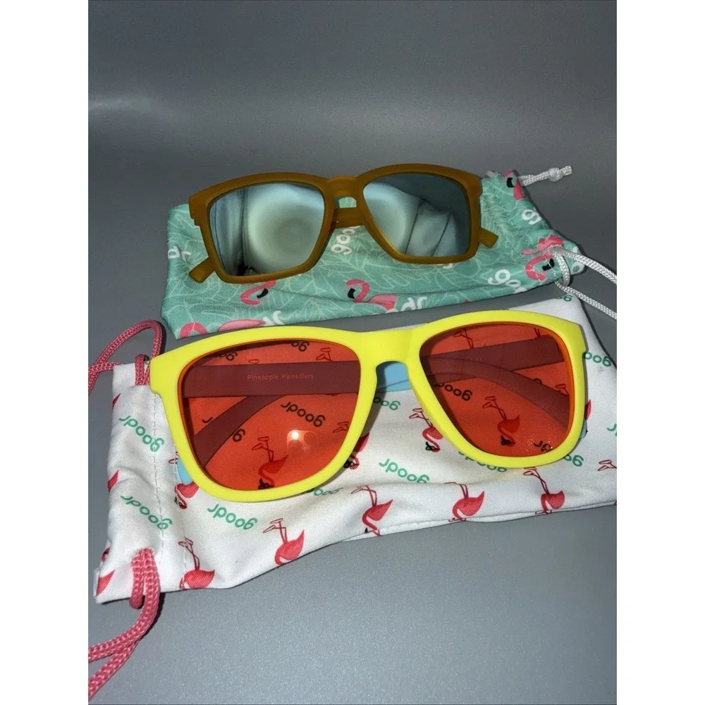 2 pairs Goodr Sunglasses- 